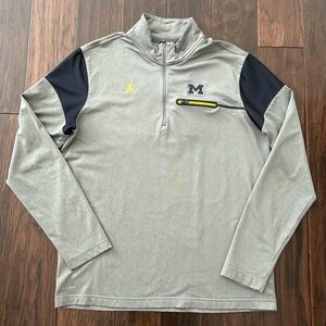 Nike Men’s Large Michigan 1/4 Zip Pullover